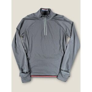 Fourlaps‎ Re-Up 1/4 Zip Pullover Jacket Gray Size S Running Activewear Top